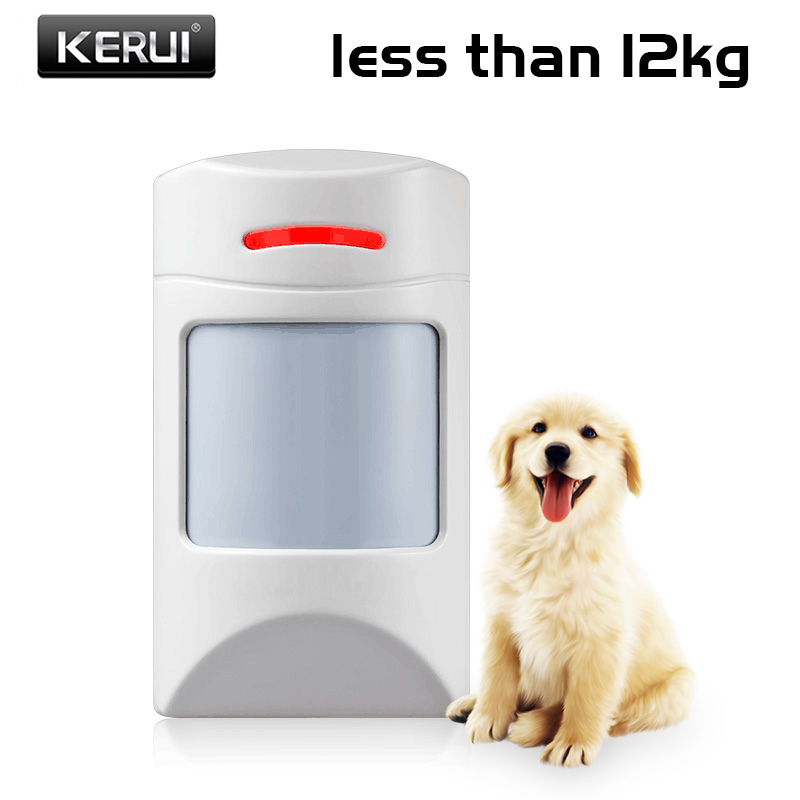 Pet Immune Pir Sensor - KERUI لاسلكي للحيوانات الأليفة الحيوانات الأليفة