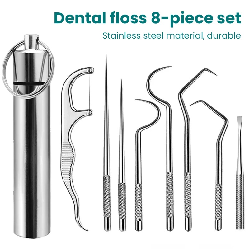 Lock Picking Set - أداة قطف الأسنان المحمولة من الفولاذ