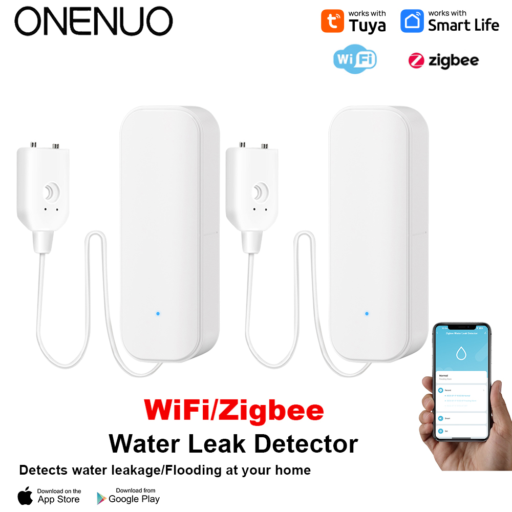 Home Security Alarm System - واي فاي أو زيجبي استشعار تسرب