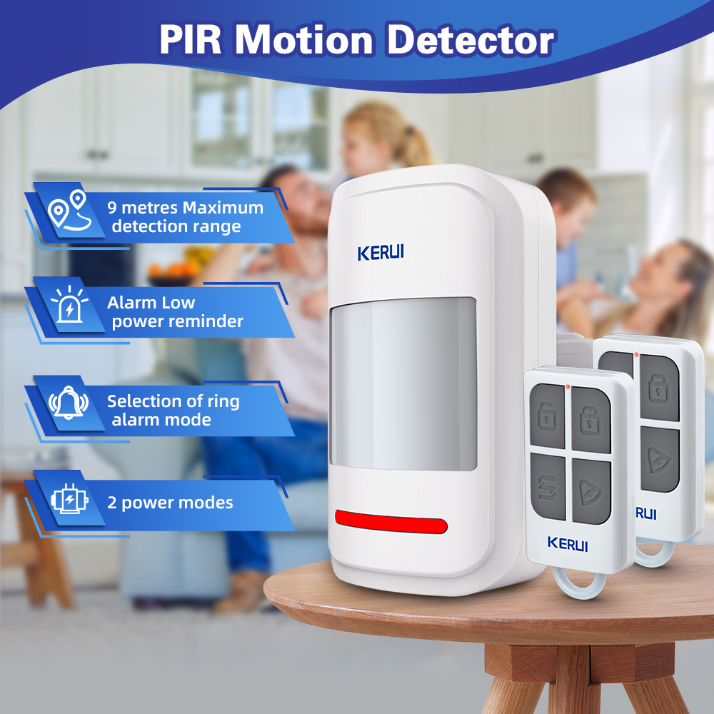 Pet Immune Pir Sensor - KERUI 433MHz مستشعر حركة بالأشعة تحت