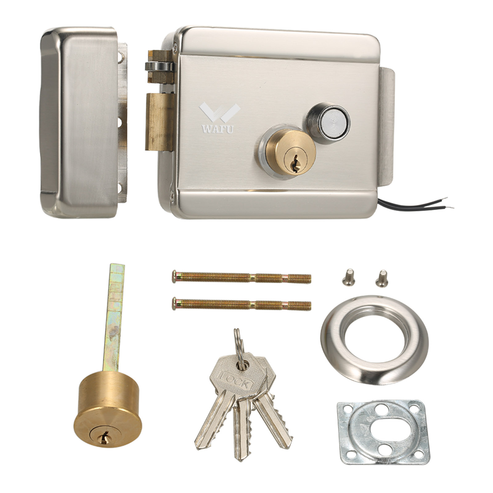 Home Security Door Lock - قفل باب البوابة الكهربائية الذكي WAFU،