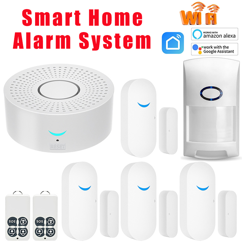 Home Security Alarm System - جهاز استشعار ذكي للأبواب يعمل بتقنية