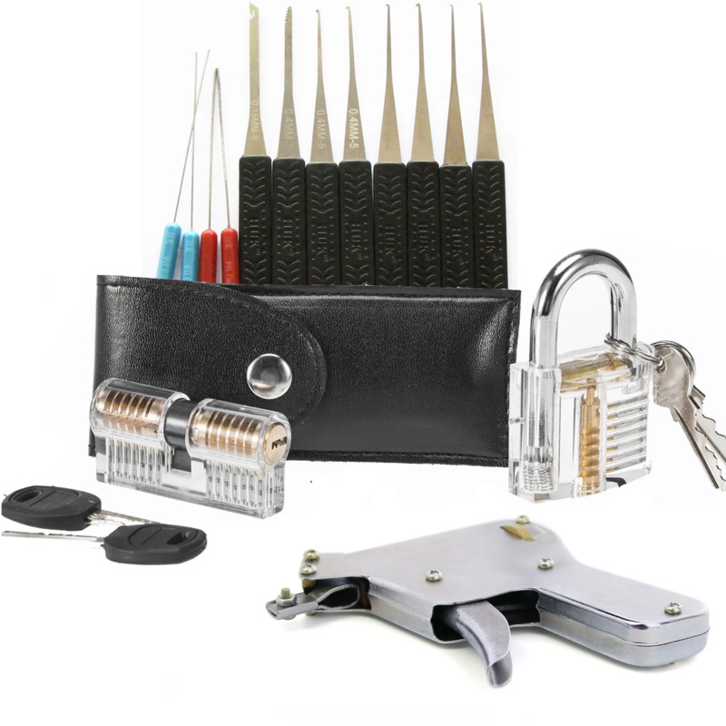 Lock Picking Set - مجموعة ممارسة القفل 5 في 1،
