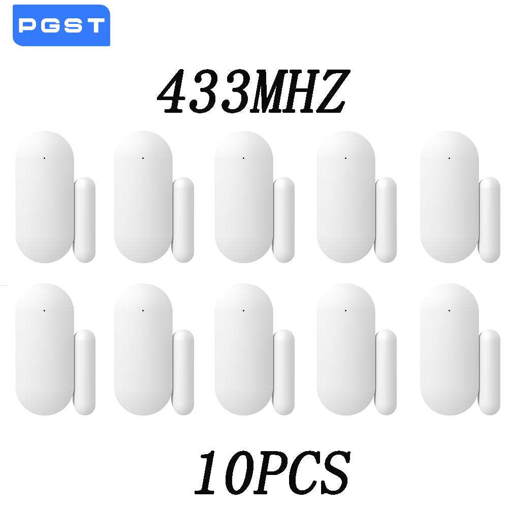 Window Alarm Sensor - 10 قطعة 433 ميجا هرتز مستشعر