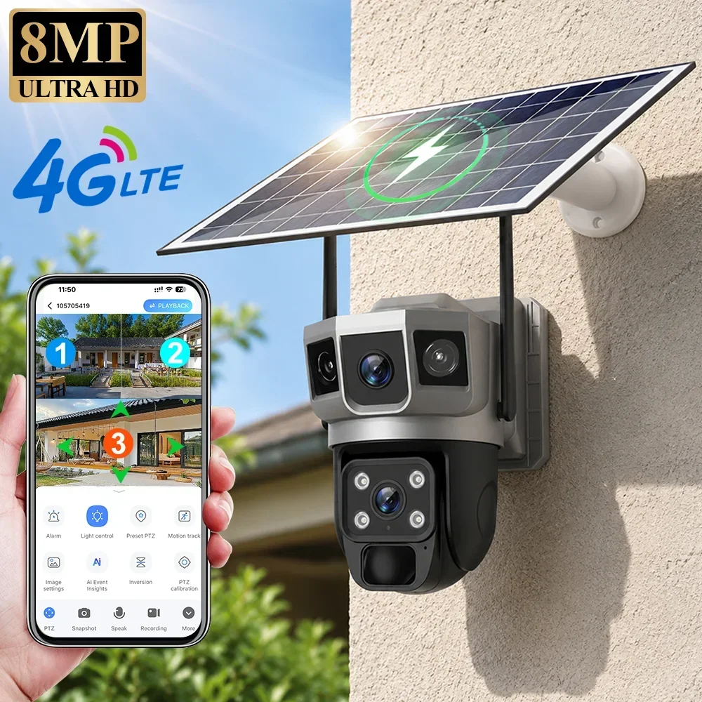 Home Security Company - كاميرا V380 بدقة 4K مع 3