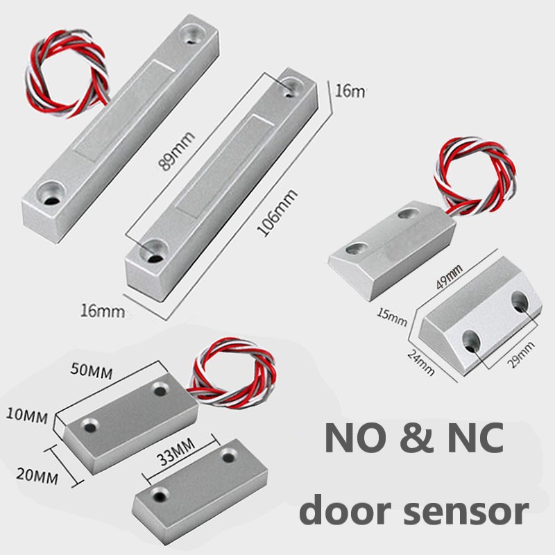 Window Alarm Sensor - NC لا باب الاستشعار السلكية كابل