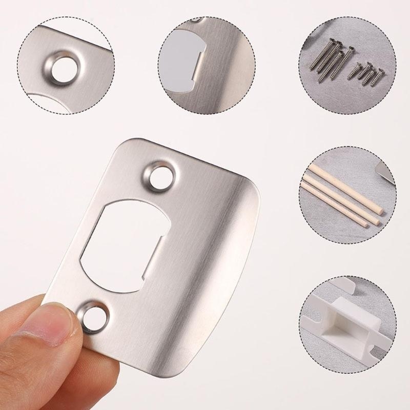 Home Security Door Lock - مجموعة ألواح ضربات الباب، مجموعة تعزيز