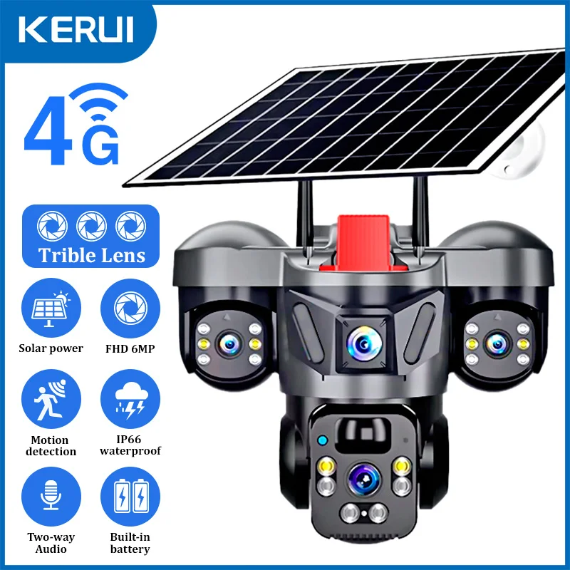 Home Security Company - KERUI V380 Pro في الهواء الطلق