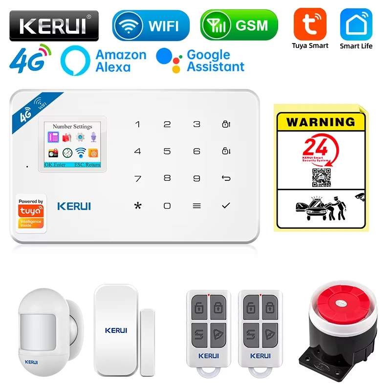 Home Security Technician - KERUI نظام إنذار أمان عدة W184