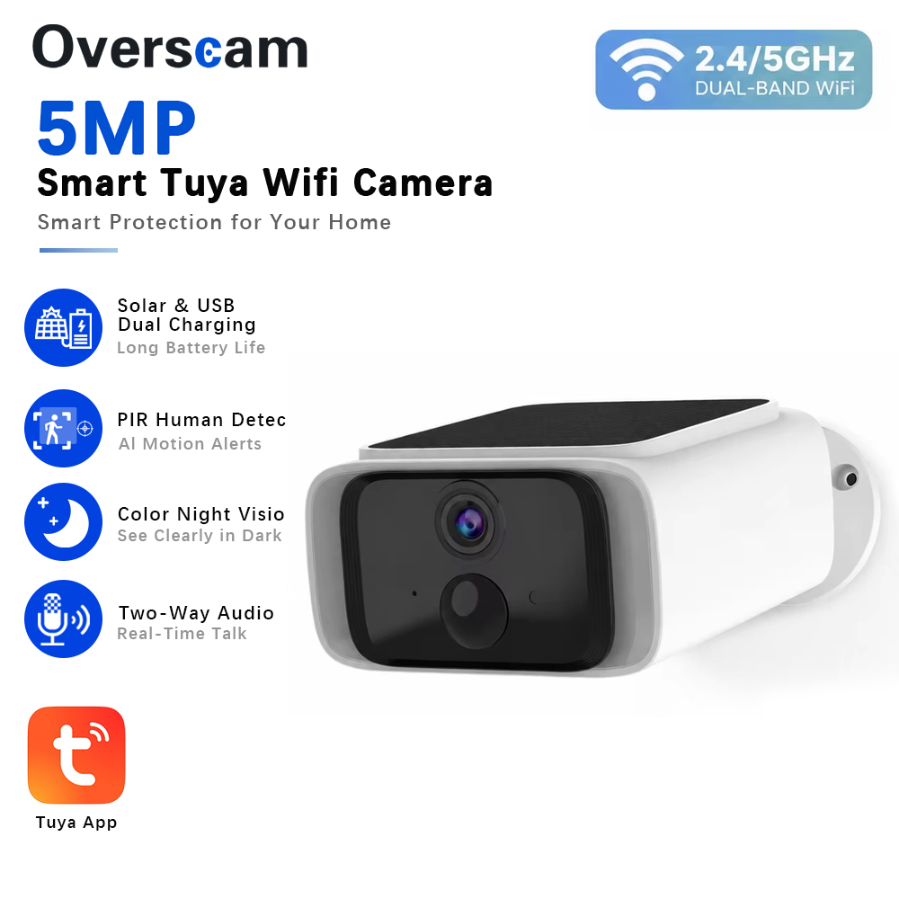 Home Security Company - كاميرا أمان لاسلكية تعمل بالطاقة الشمسية