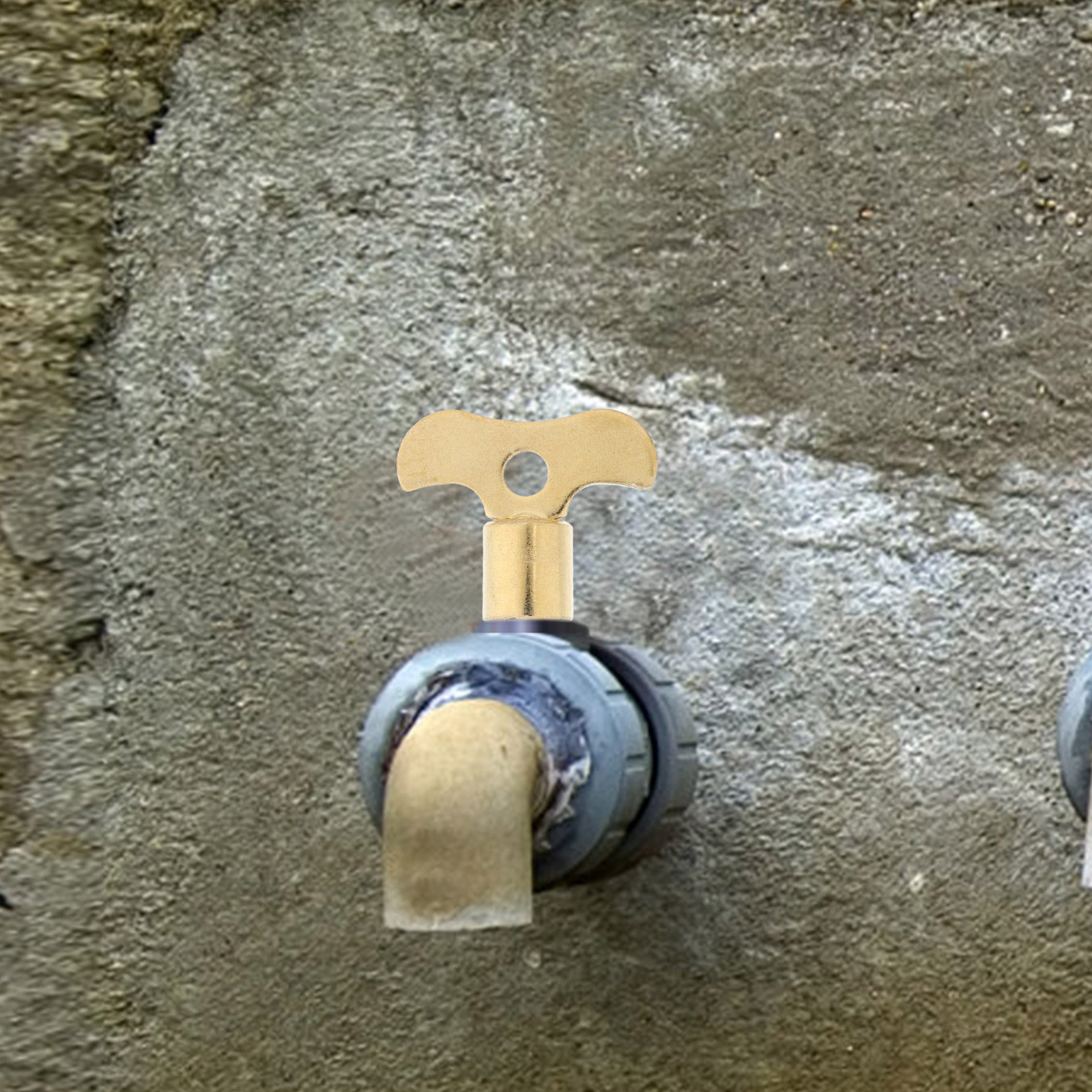 Home Security Key - قطعتان من مفتاح إغلاق الصنبور ذو