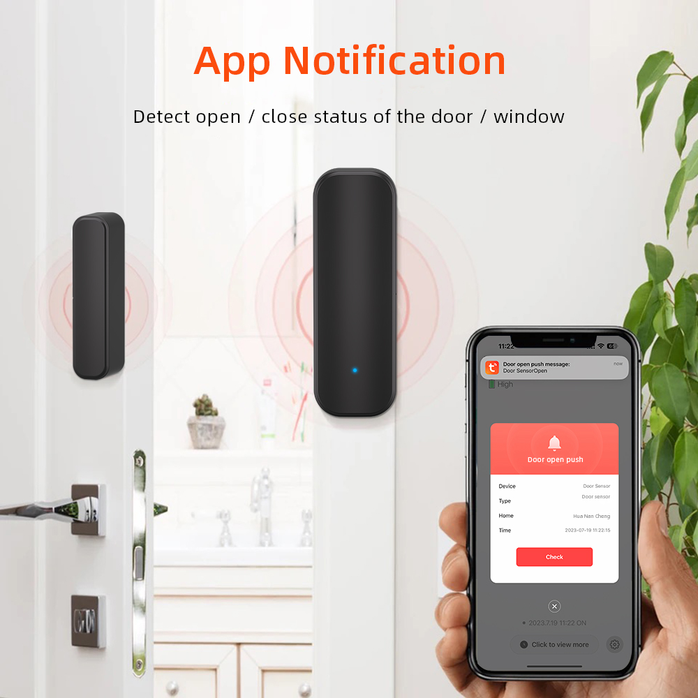 Tuya-ZigBee مستشعر باب ونافذة  - مراجعة Window Alarm Sensor وسعره