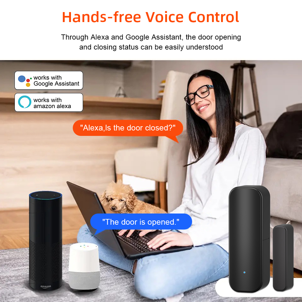 Tuya-ZigBee مستشعر باب ونافذة  - مراجعة Window Alarm Sensor وسعره