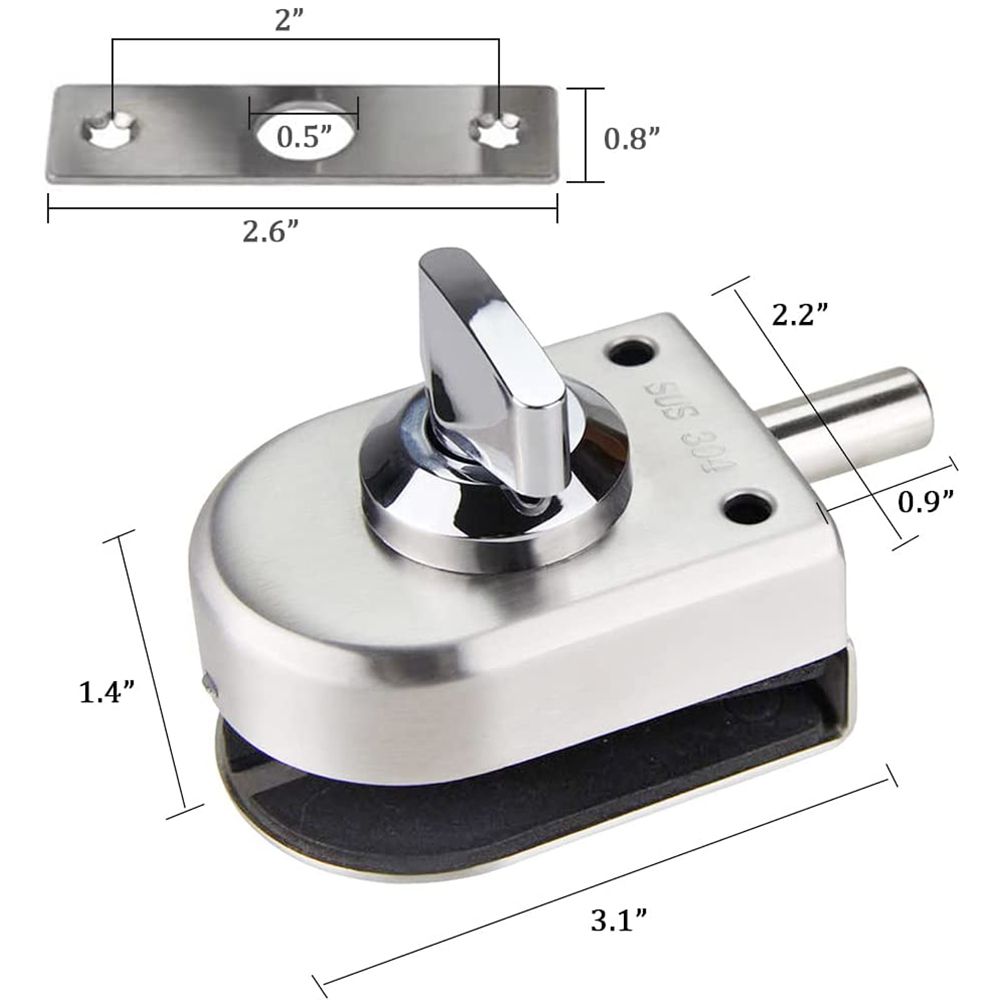 قفل أمان للحمام والمكتب والمنز - مراجعة Home Security Door Lock وسعره