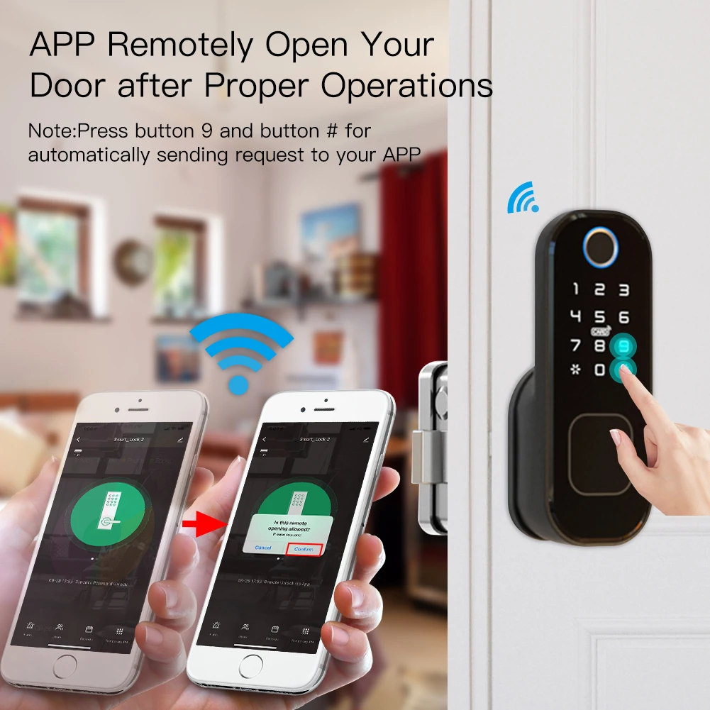 MOES WiFi Tuya قفل ذكي قفل الب - مراجعة Home Security Key وسعره