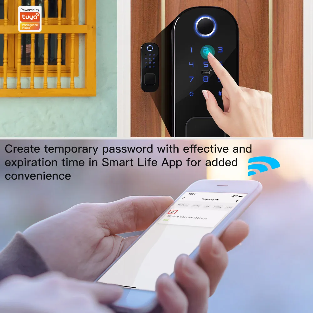 MOES WiFi Tuya قفل ذكي قفل الب - مراجعة Home Security Key وسعره