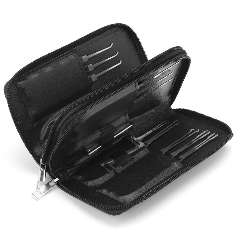 24 قطعة مطلي بالتيتانيوم سيارة - مراجعة Lock Picking Set وسعره