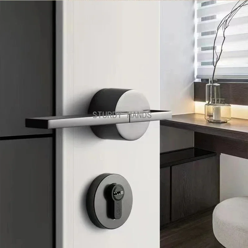 قفل مقبض باب داخلي من سبائك ال - مراجعة Home Security Door Lock وسعره