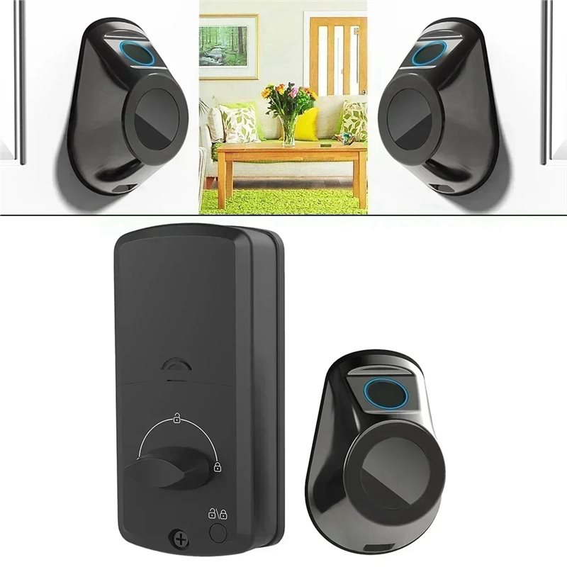 【يوصى به】قفل باب ببصمة الإصبع  - مراجعة Home Security Features وسعره
