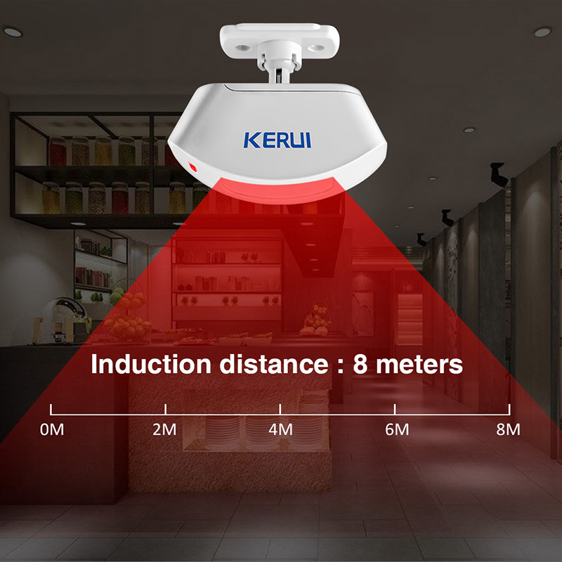 KERUI ستارة لاسلكية كاشف الأشع - مراجعة Pet Immune Pir Sensor وسعره