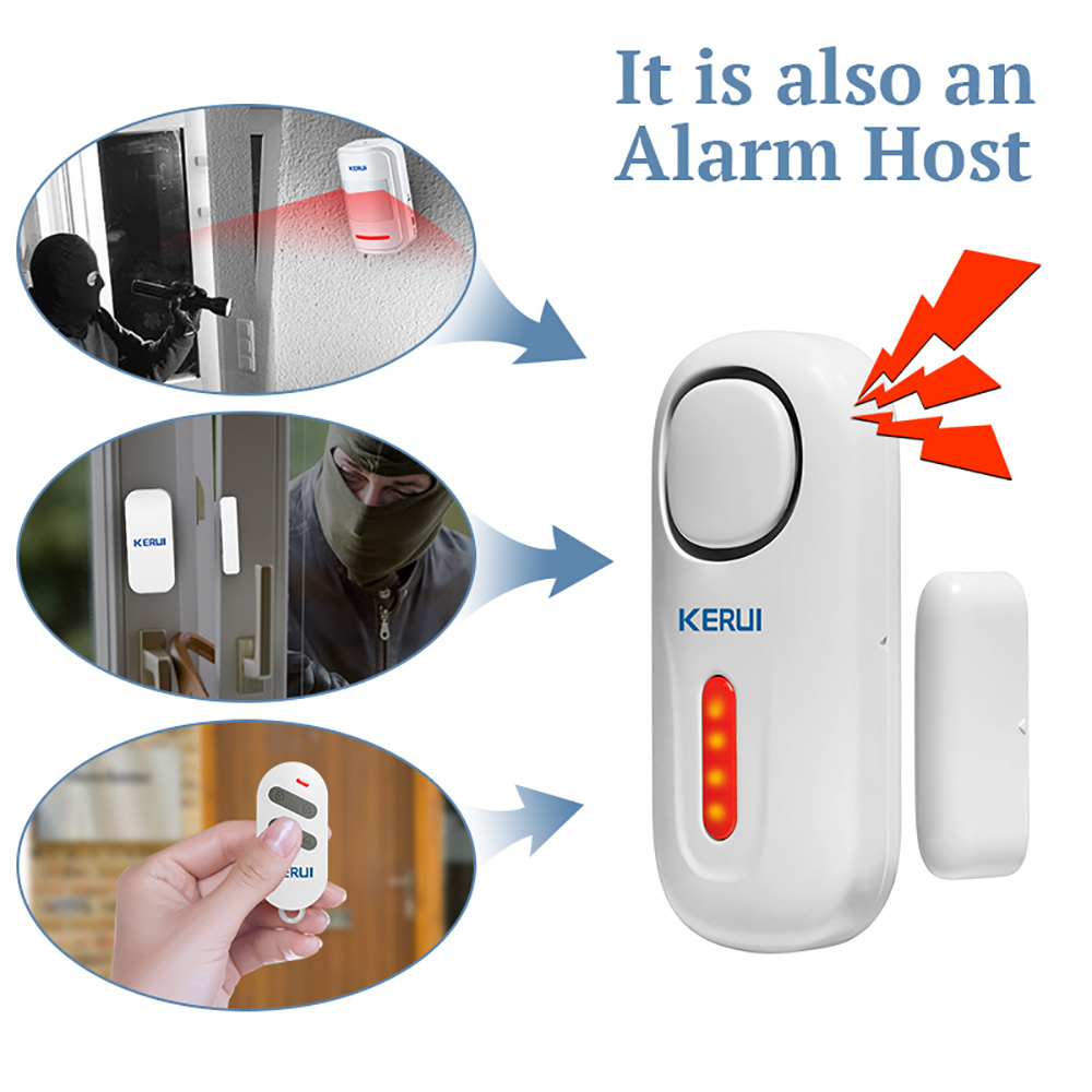KERUI لاسلكي مستقل باب نظام إن - مراجعة Window Alarm Sensor وسعره