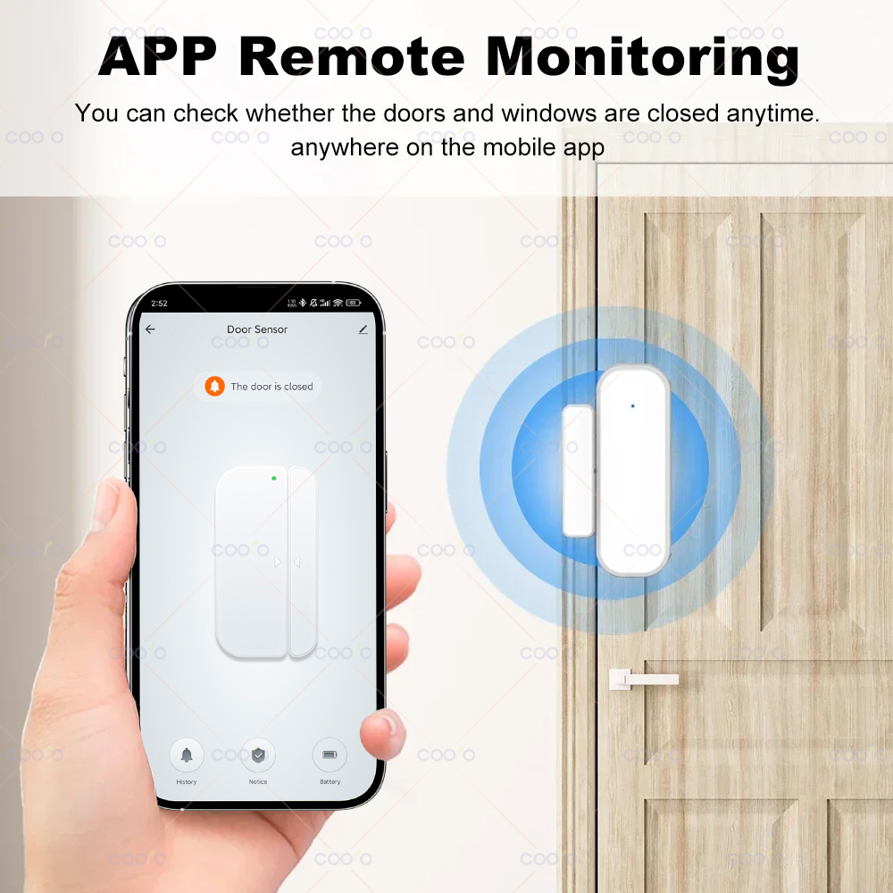 مستشعر باب ونافذة ذكي بتقنية Z - مراجعة Window Alarm Sensor وسعره