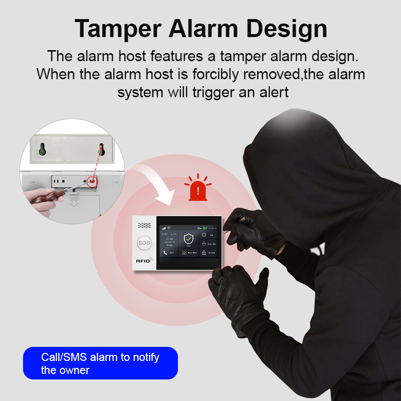 نظام إنذار لاسلكي من بي جي إس  - مراجعة Home Security Technician وسعره