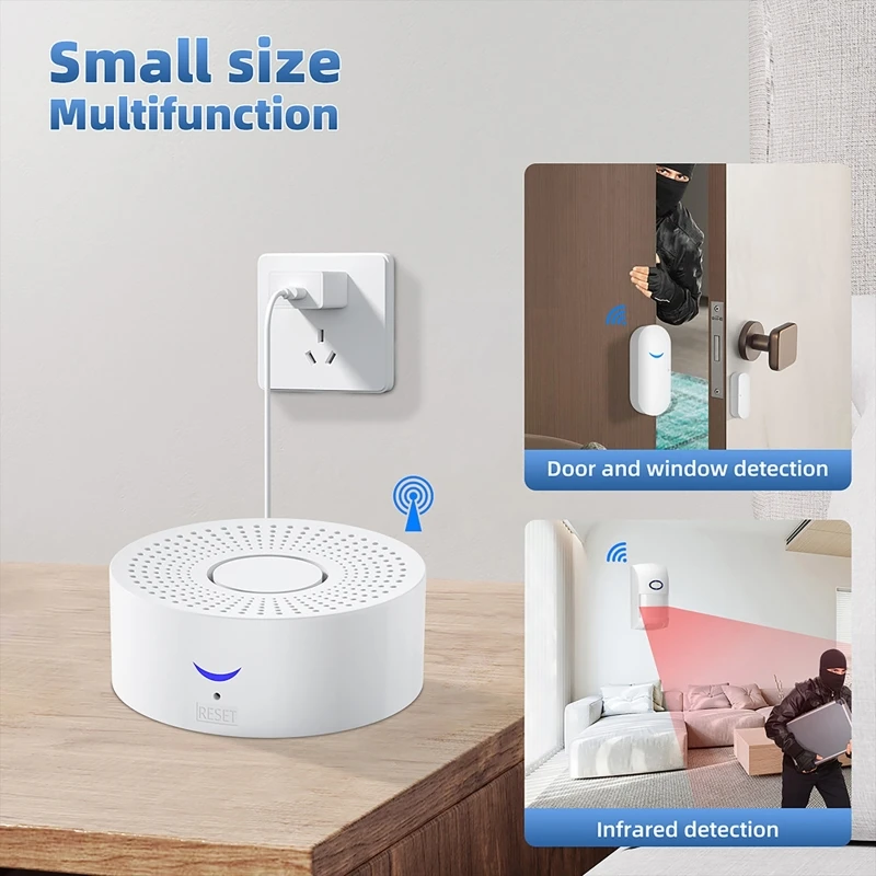 جهاز استشعار ذكي للأبواب يعمل  - مراجعة Home Security Alarm System وسعره