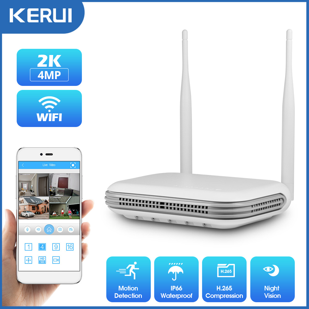 KERUI 2K 3K 4MP 8CH NVR WIFI O - مراجعة Home Security Nvr وسعره