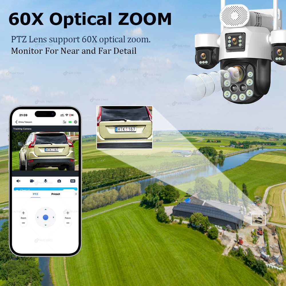 AOV أربعة عدسة كاميرا مراقبة خ - مراجعة Home Security Company وسعره