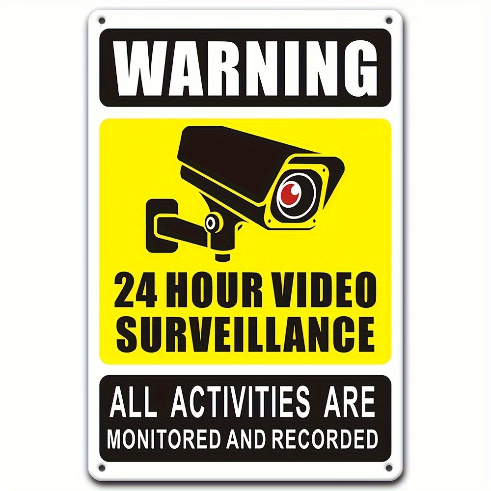 علامة تحذير للمراقبة بالفيديو  - مراجعة Home Security Company وسعره