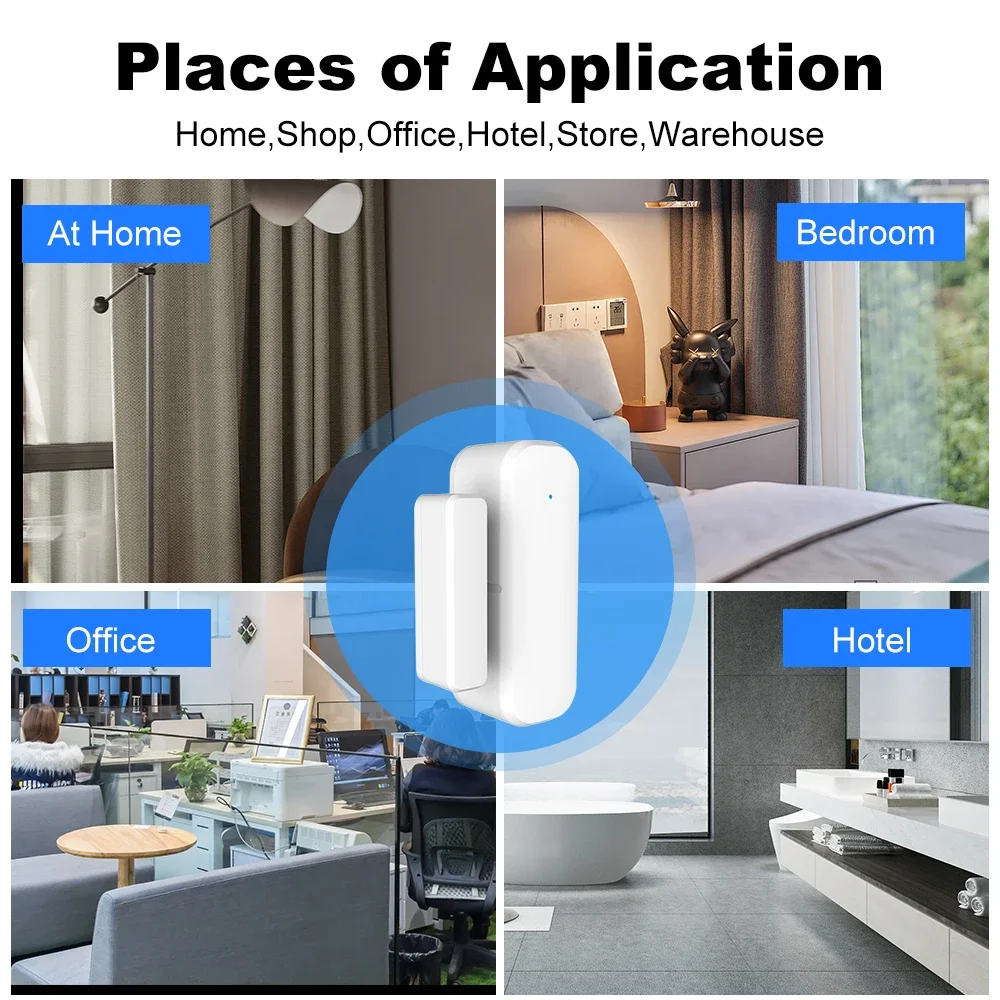 مستشعر فتح الأبواب والنوافذ بت - مراجعة Window Alarm Sensor وسعره
