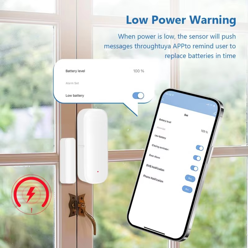 مستشعر فتح الأبواب والنوافذ بت - مراجعة Window Alarm Sensor وسعره