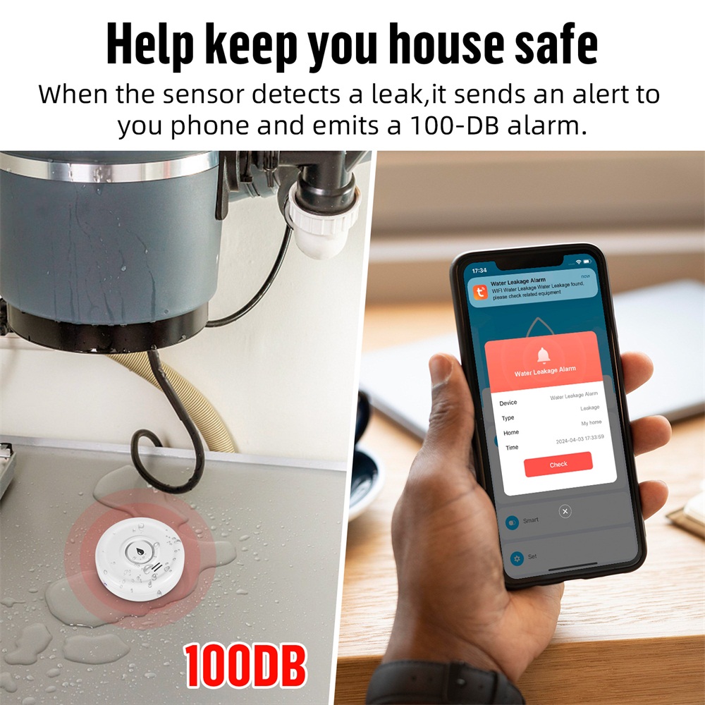 Fuers كاشف تسرب المياه إنذار ا - مراجعة Home Security Company وسعره