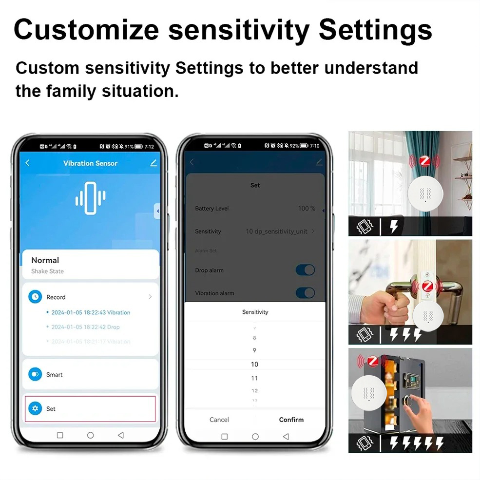 جهاز استشعار الاهتزاز والإمالة - مراجعة Home Security Alarm System وسعره