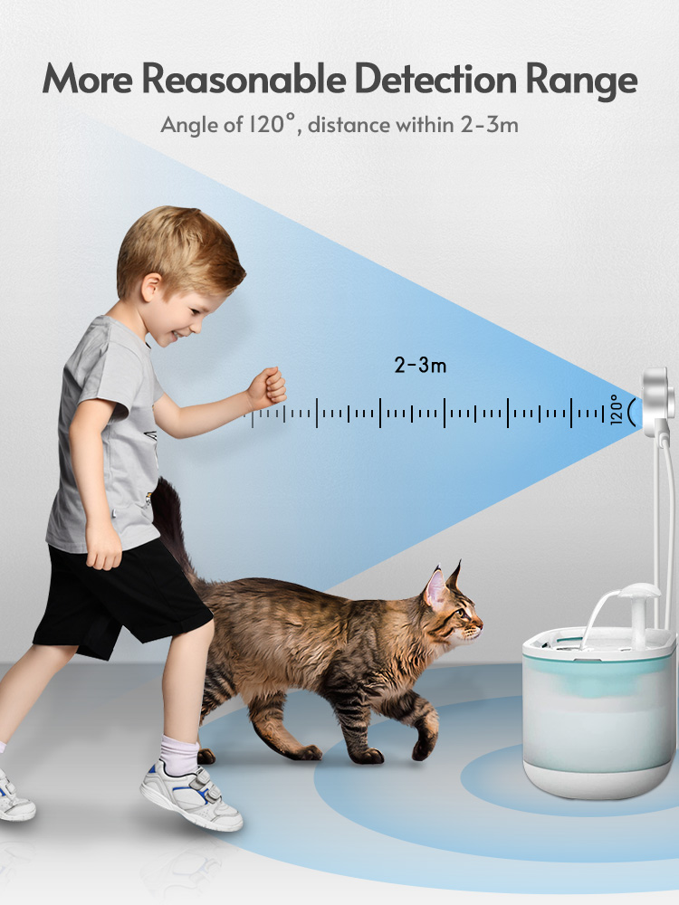 مستشعر نافورة الماء على شكل مخ - مراجعة Pet Immune Pir Sensor وسعره