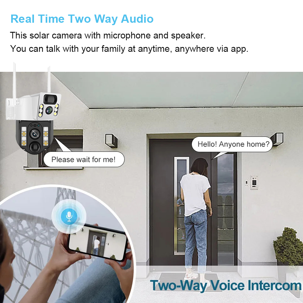 كاميرا مراقبة CCTV شمسية خارجي - مراجعة Home Security Company وسعره