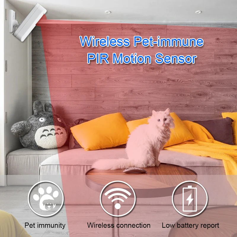 مستشعر إنذار الحركة PIR لأمن ا - مراجعة Pet Immune Pir Sensor وسعره