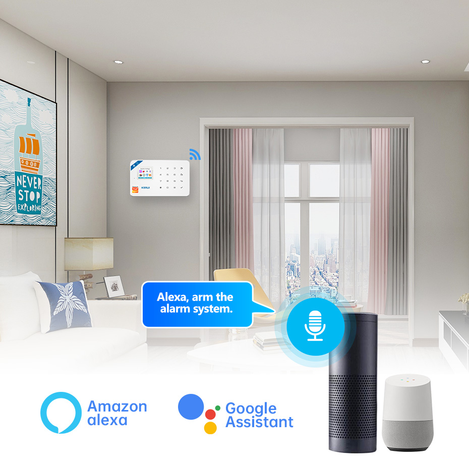 KERUI نظام إنذار أمان عدة W184 - مراجعة Home Security Technician وسعره