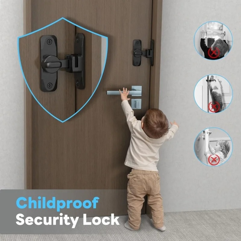 قفل باب قابل للطي بزاوية 90/18 - مراجعة Home Security Firms وسعره