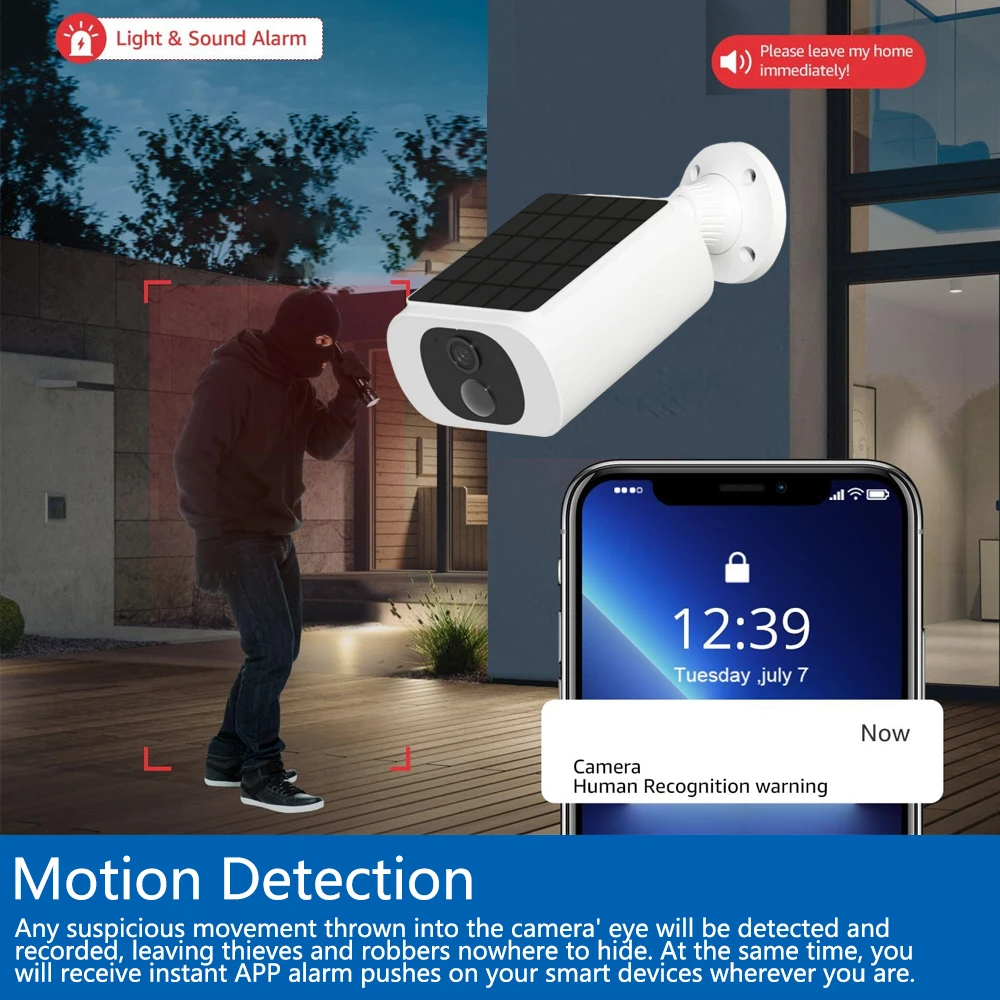 كاميرا أمان لاسلكية تعمل بالطا - مراجعة Home Security Company وسعره