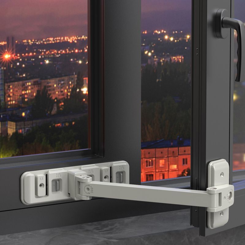 قفل أمان منزلي قابل للتعديل لل - مراجعة Home Security Door Lock وسعره