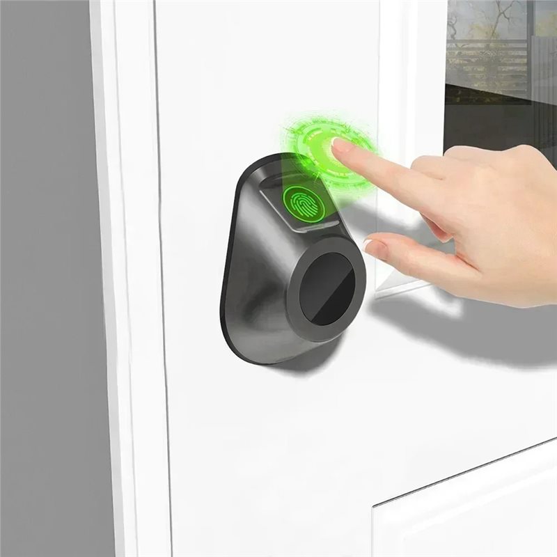 قفل باب ببصمة الإصبع B03B مع خ - مراجعة Home Security Features وسعره