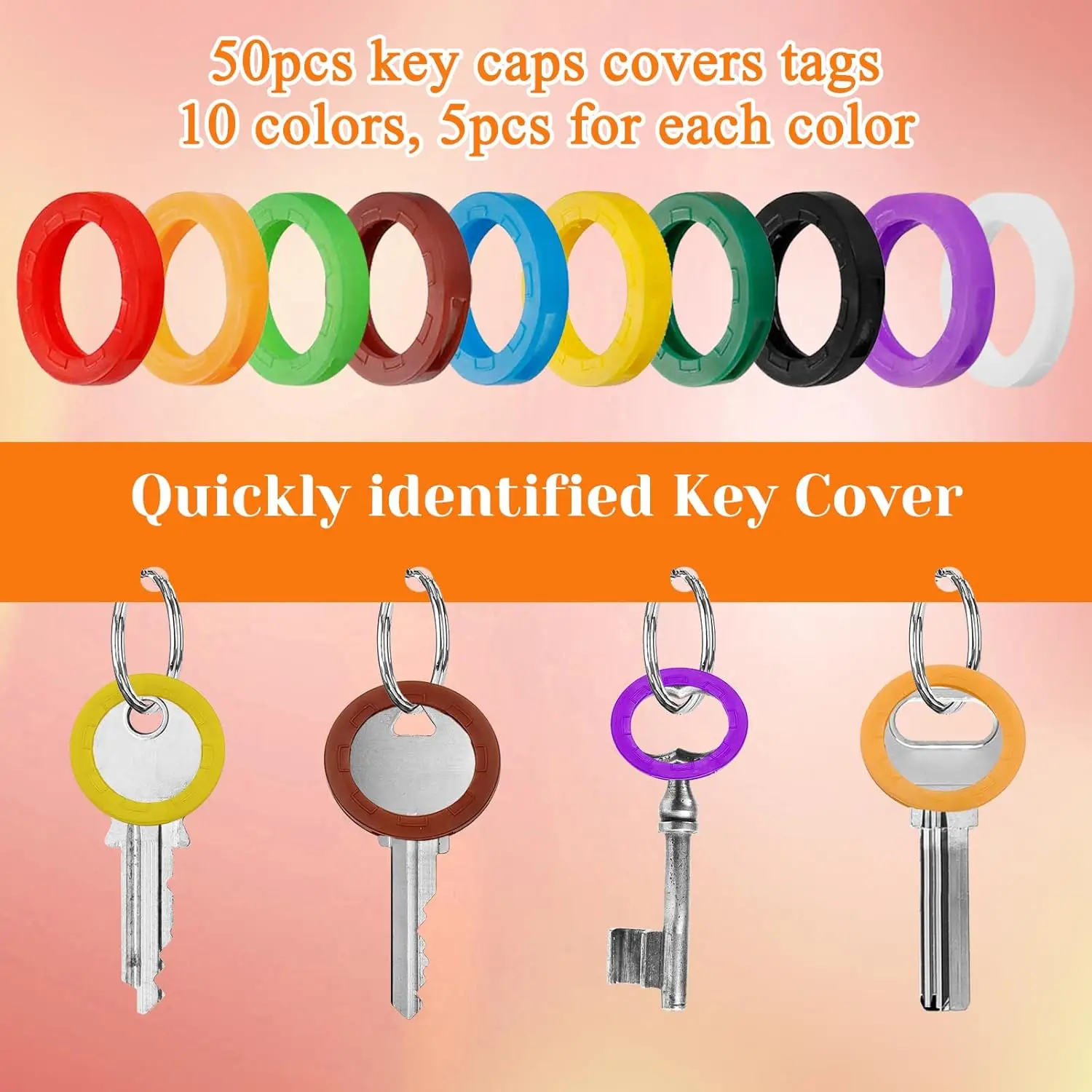 10-50 قطعة غطاء مفتاح يغطي دائ - مراجعة Home Security Key وسعره