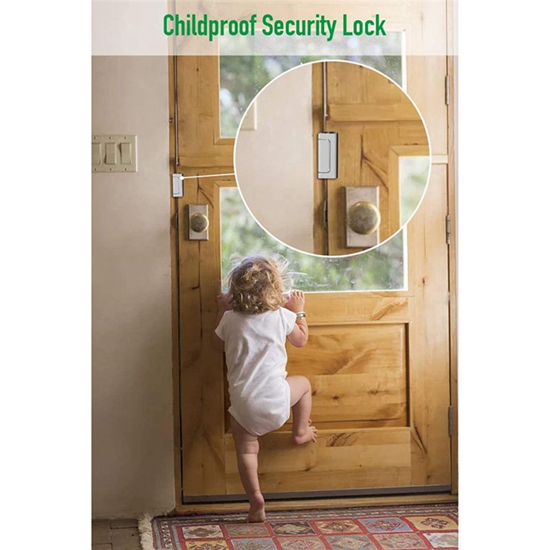 قفل باب منزلي موثوق به (عبوة م - مراجعة Home Security Door Lock وسعره